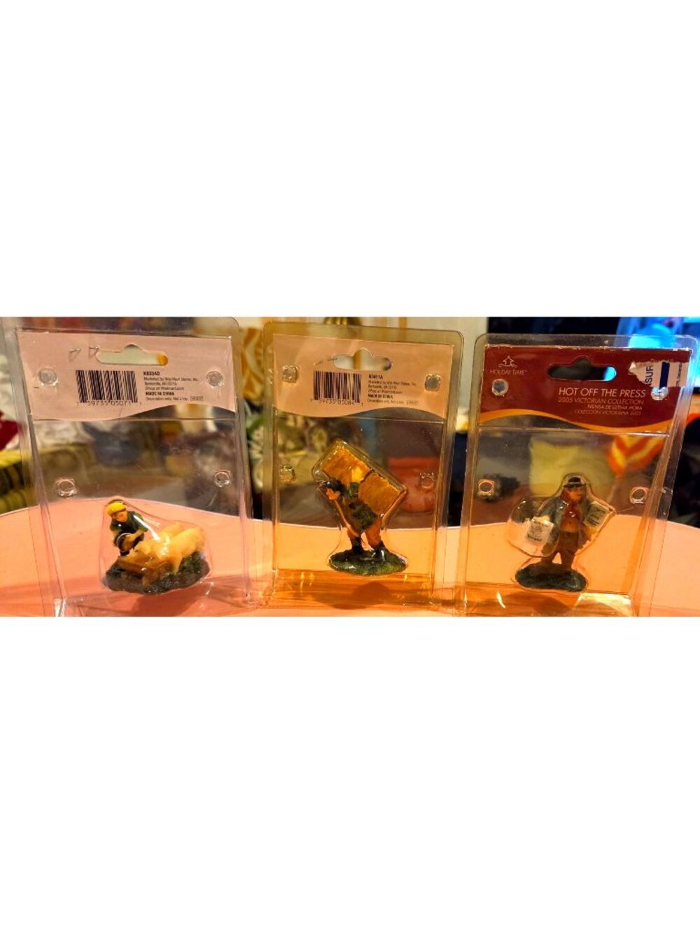 Holiday Time 2005 Victorian & Country Charm Collection Figurines: Pig Feed Lifti